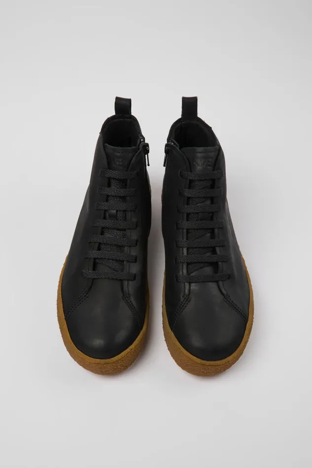 Men Peu Terreno HYDROSHIELD Black Leather Shoes Camper Ankle Boots Men Peu Terreno HYDROSHIELD Black Leather Shoes Camper Ankle Boots