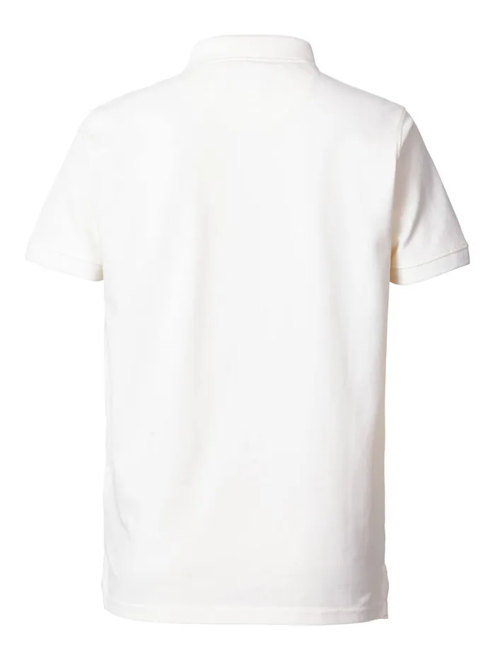 Men Polo Shirts Petrol Industries Polo Basic Essentials Chalk White