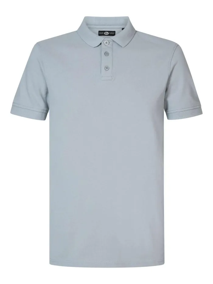 Men Polo Shirts Petrol Industries Polo Basic Smokey Road