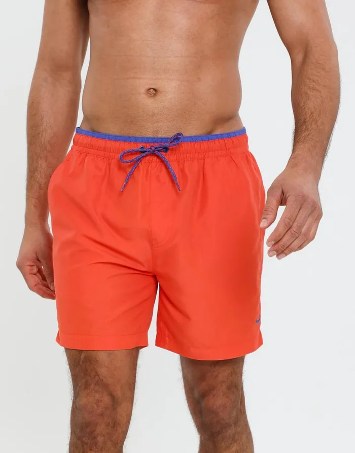 Men Red Contrast Logo Swim Shorts Threadbare Swim Shorts Men Red Contrast Logo Swim Shorts Threadbare Swim Shorts