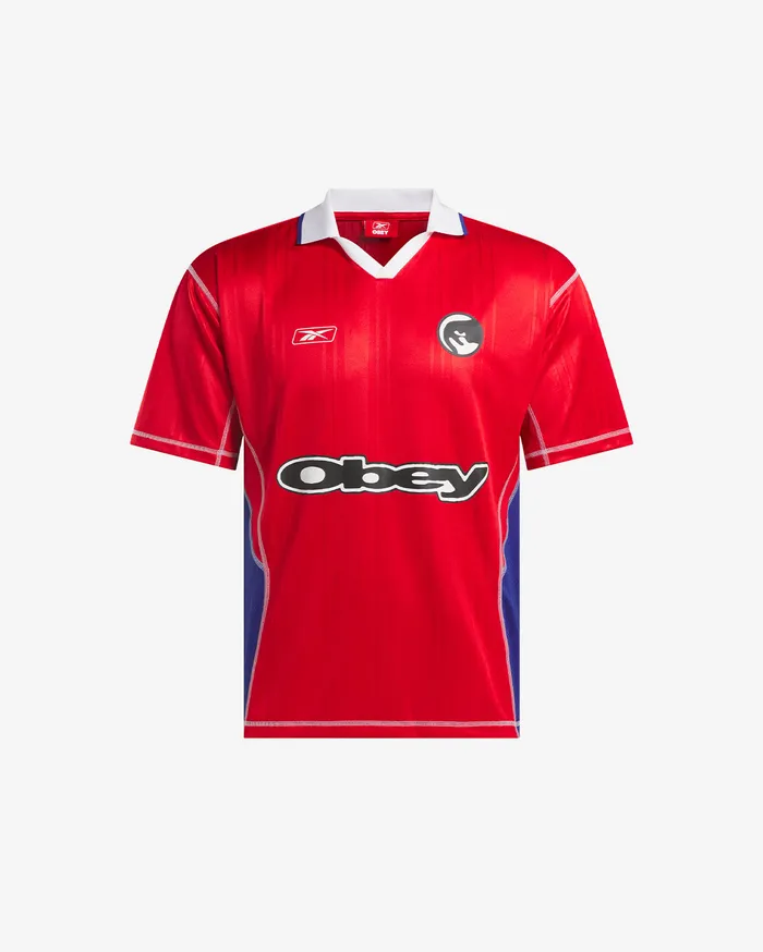 Men REEBOK x OBEY JERSEY Vector Red TOPS OBEY Clothing