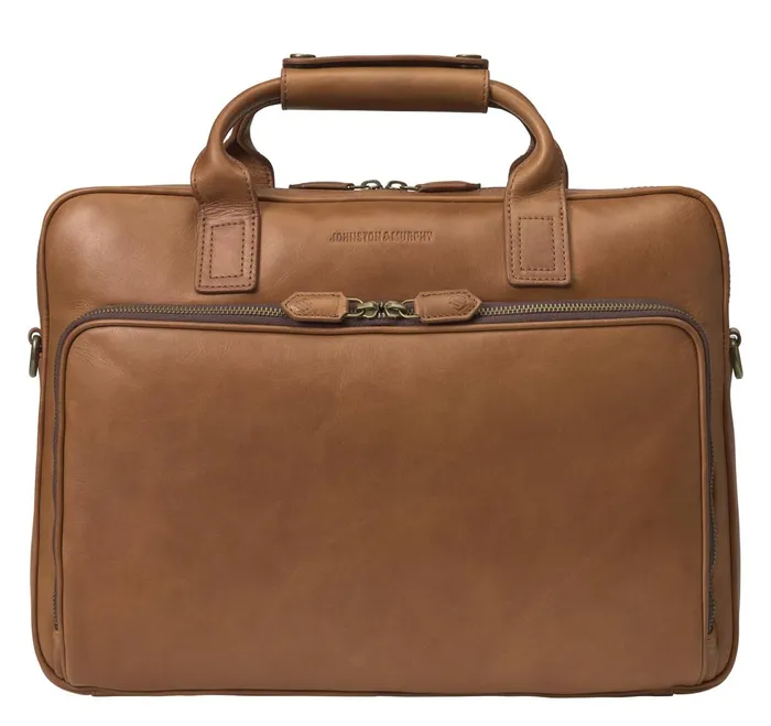 Men Rhodes Briefcase Tan Full Grain JohnstonandMurphy Backpacks and Briefcases Men Rhodes Briefcase Tan Full Grain JohnstonandMurphy Backpacks and Briefcases