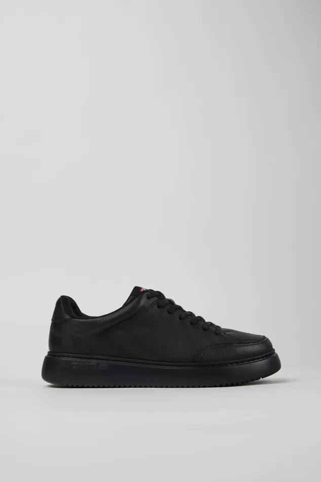 Men Runner K21 Black Leather Sneakers Camper Sneakers Men Runner K21 Black Leather Sneakers Camper Sneakers