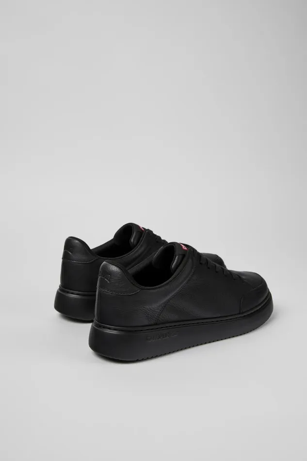 Men Runner K21 Black Leather Sneakers Camper Sneakers Men Runner K21 Black Leather Sneakers Camper Sneakers