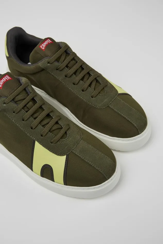 Men Runner K21 Green And Yellow Sneakers Camper Sneakers