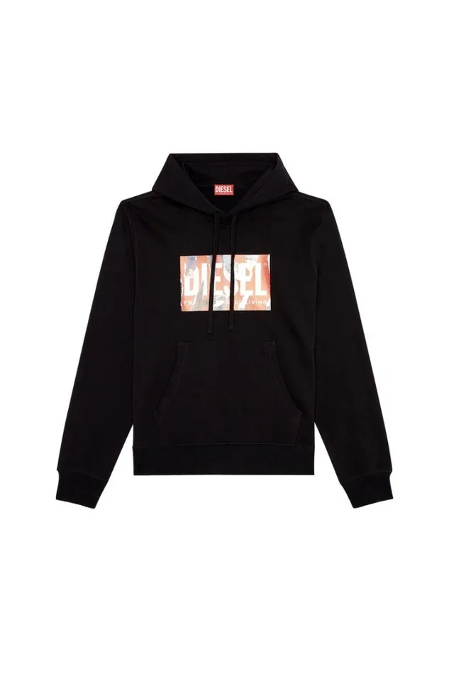 Men SGinnHoodL4 Black Diesel Sweaters Men SGinnHoodL4 Black Diesel Sweaters