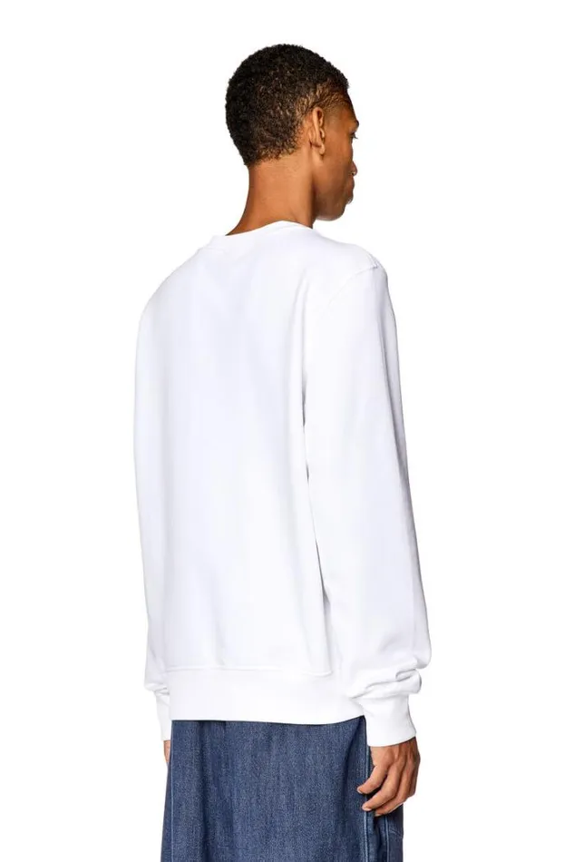 Men SGinnL2 White Diesel Sweaters Men SGinnL2 White Diesel Sweaters