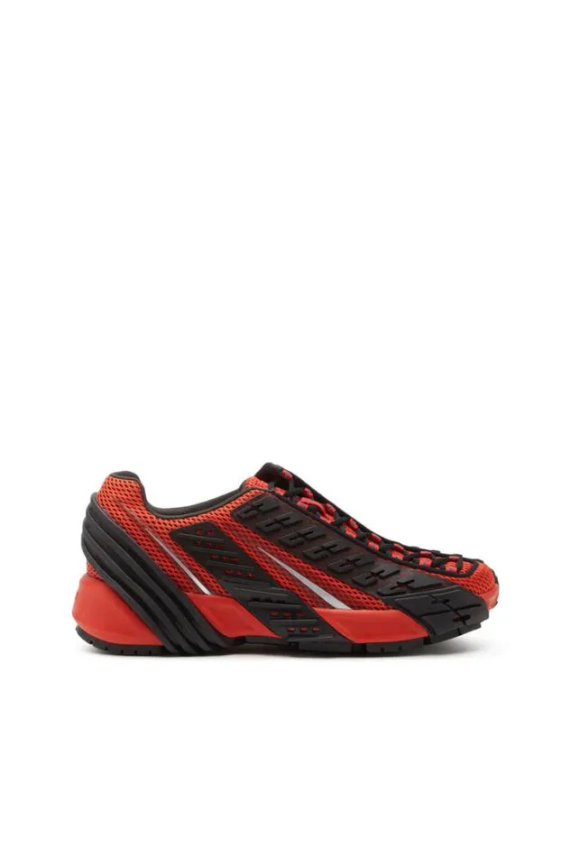 Men SPrototype V2 Blackred Diesel Sneakers