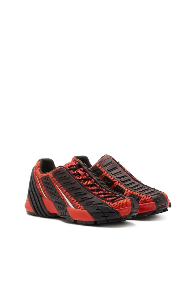 Men SPrototype V2 Blackred Diesel Sneakers Men SPrototype V2 Blackred Diesel Sneakers