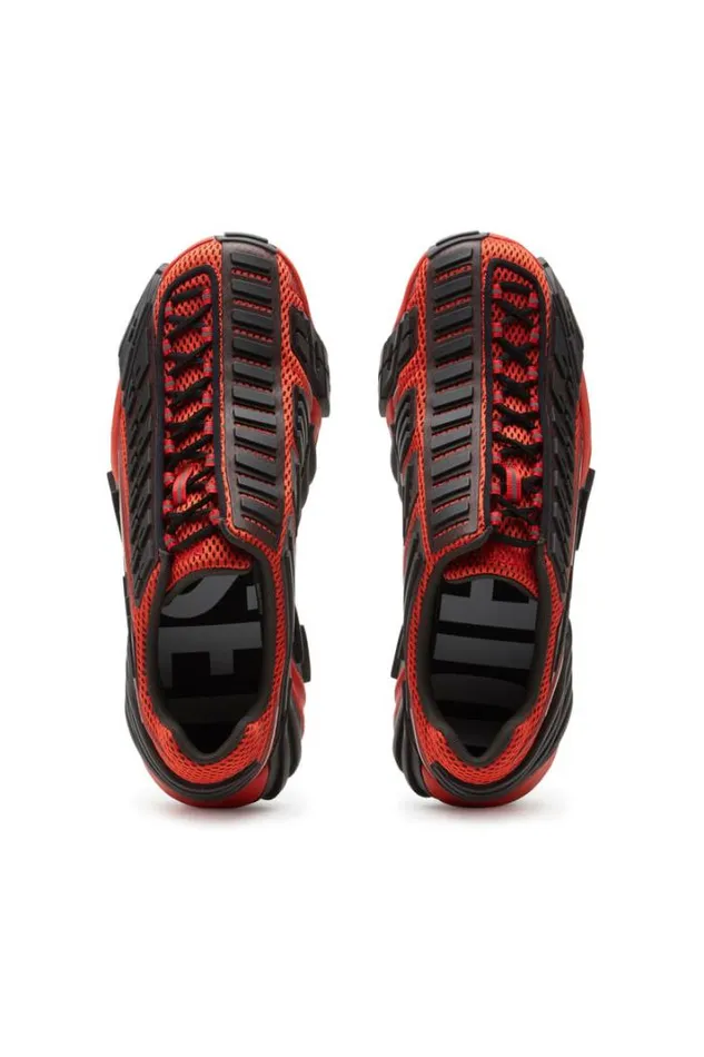 Men SPrototype V2 Blackred Diesel Sneakers Men SPrototype V2 Blackred Diesel Sneakers