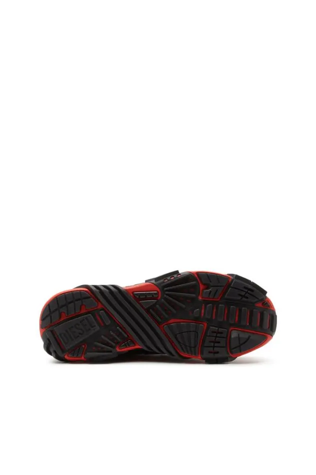 Men SPrototype V2 Blackred Diesel Sneakers Men SPrototype V2 Blackred Diesel Sneakers