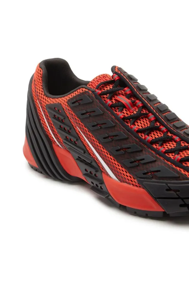 Men SPrototype V2 Blackred Diesel Sneakers Men SPrototype V2 Blackred Diesel Sneakers