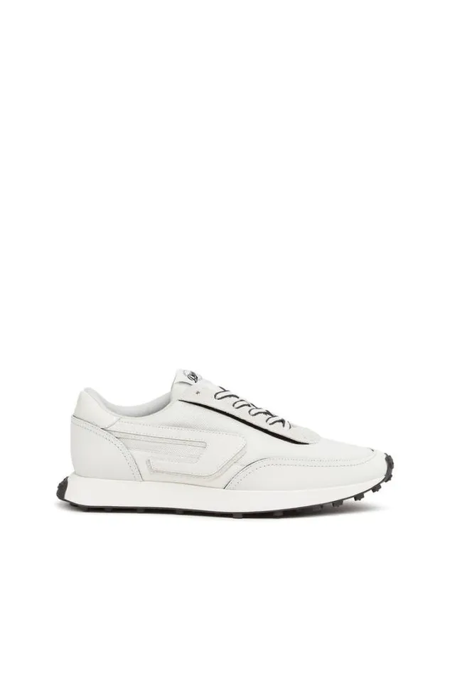 Men SRacer Lc White Diesel Sneakers