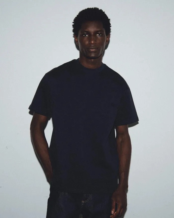 Men Shirts and TShirts From Future Crewneck TShirt Short Sleeves Navy