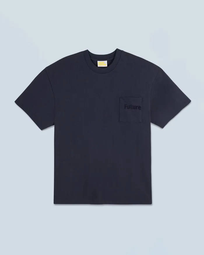 Men Shirts and TShirts From Future Crewneck TShirt Short Sleeves Navy