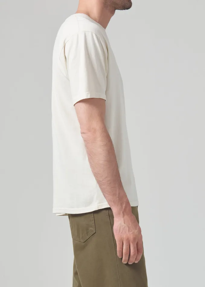 Men Shirts Citizens Of Humanity Box Tee In Naturaline