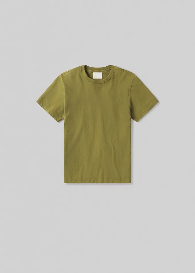 Men Shirts Citizens Of Humanity Everyday Short Sleeve Tee In Moss