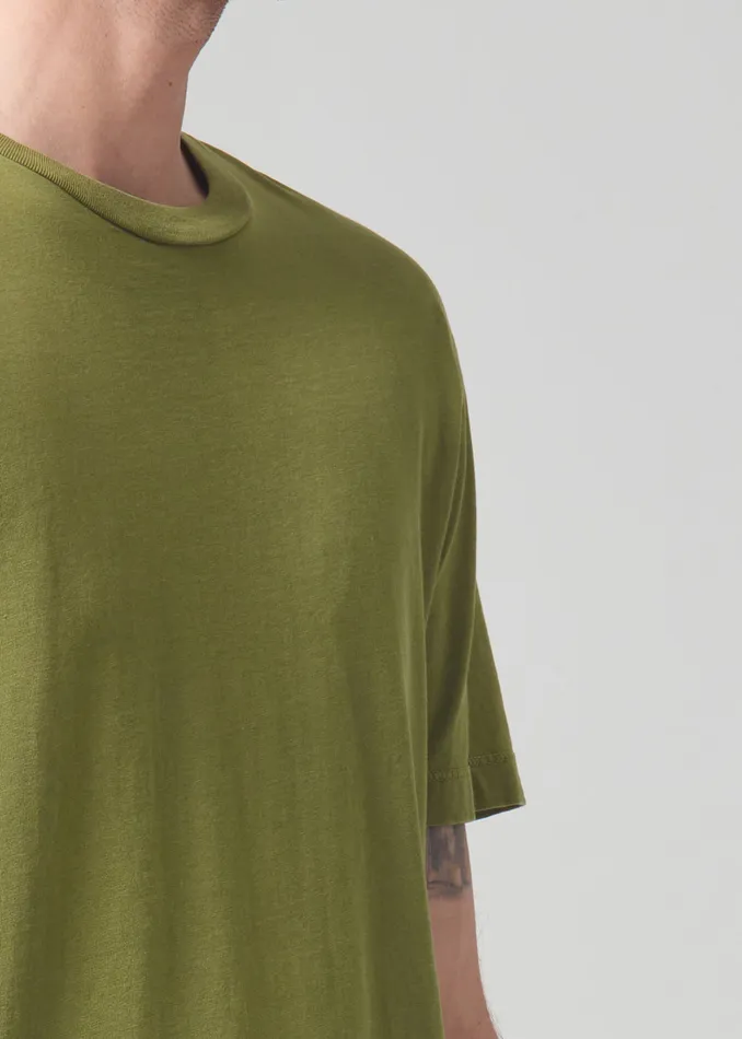 Men Shirts Citizens Of Humanity Everyday Short Sleeve Tee In Moss