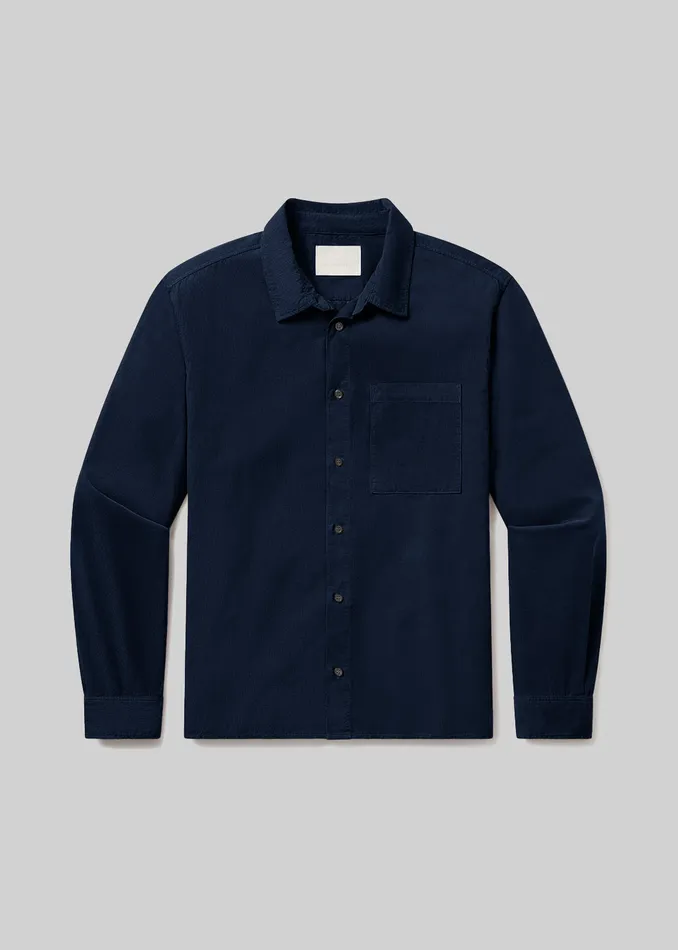 Men Shirts Citizens Of Humanity Rework Shirt Corduroy In Navy
