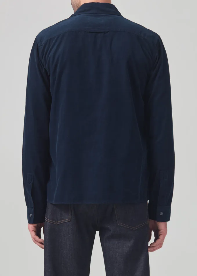 Men Shirts Citizens Of Humanity Rework Shirt Corduroy In Navy