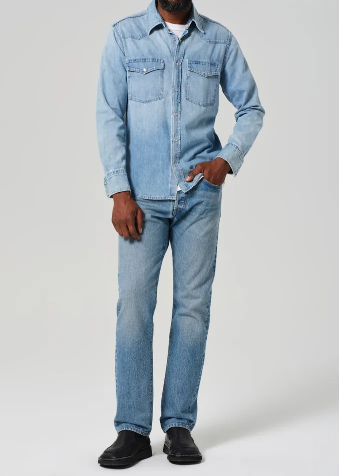 Men Shirts Citizens Of Humanity Western Shirt In Oren