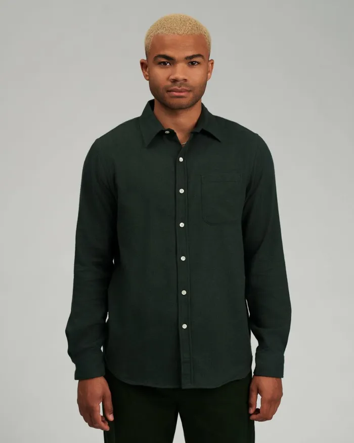 Men Shirts Colorful Standard Organic Flannel Shirt Sahara Camel