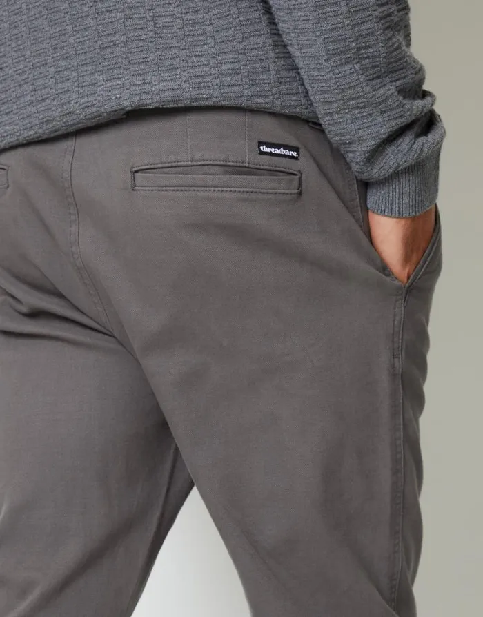Men Slate Slim Fit Stretch Canvas Trousers Threadbare Chinos Men Slate Slim Fit Stretch Canvas Trousers Threadbare Chinos