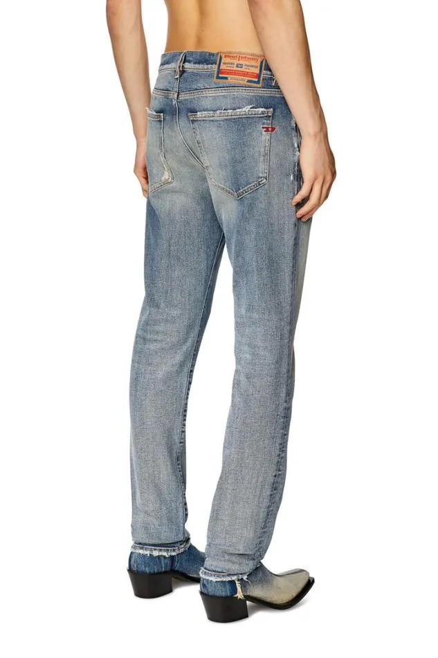 Men Slim Jeans 2019 DStrukt 007q3 Light Blue Diesel Slim Men Slim Jeans 2019 DStrukt 007q3 Light Blue Diesel Slim