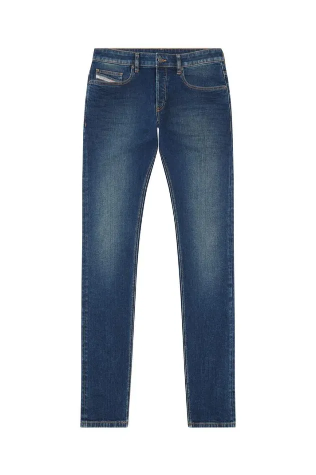 Men Slim Jeans DLuster 0ekav Dark Blue Diesel Slim Men Slim Jeans DLuster 0ekav Dark Blue Diesel Slim