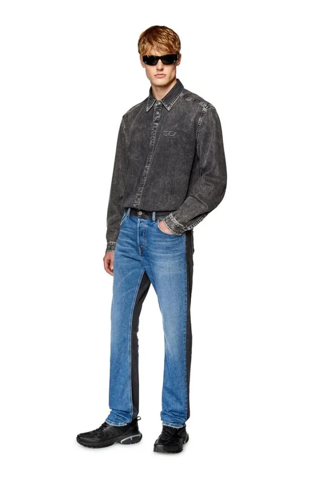 Men Straight Jeans 1995 DSark 09h03 Medium Blue Diesel Straight