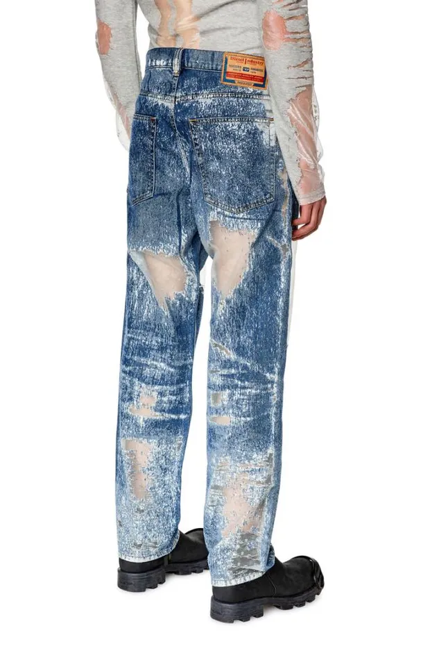 Men Straight Jeans 2010 DMacs 068jh Medium Blue Diesel Straight Men Straight Jeans 2010 DMacs 068jh Medium Blue Diesel Straight