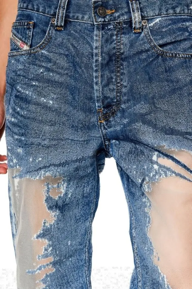 Men Straight Jeans 2010 DMacs 068jh Medium Blue Diesel Straight Men Straight Jeans 2010 DMacs 068jh Medium Blue Diesel Straight