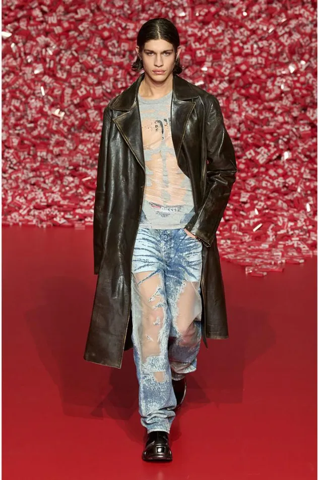 Men Straight Jeans 2010 DMacs 068jh Medium Blue Diesel Straight Men Straight Jeans 2010 DMacs 068jh Medium Blue Diesel Straight