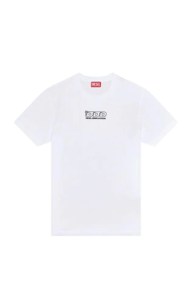 Men TDiegorL15 White Diesel Tshirts Men TDiegorL15 White Diesel Tshirts