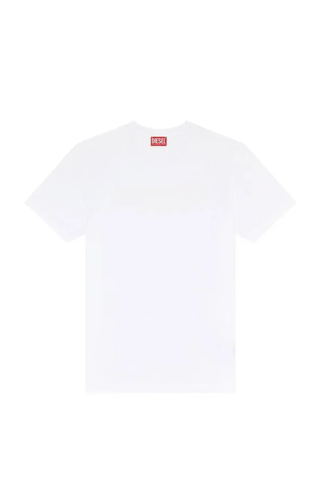 Men TMiegorL12 White Diesel Tshirts Men TMiegorL12 White Diesel Tshirts