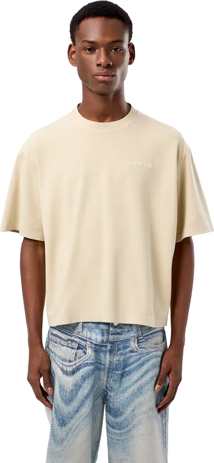Men TShirt Beige Cotton Tshirt Camper Jersey