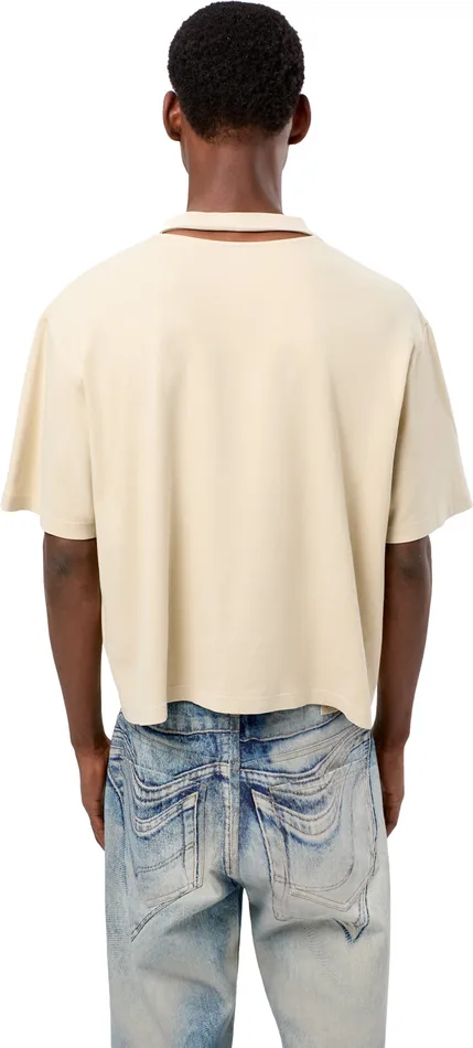 Men TShirt Beige Cotton Tshirt Camper Jersey Men TShirt Beige Cotton Tshirt Camper Jersey
