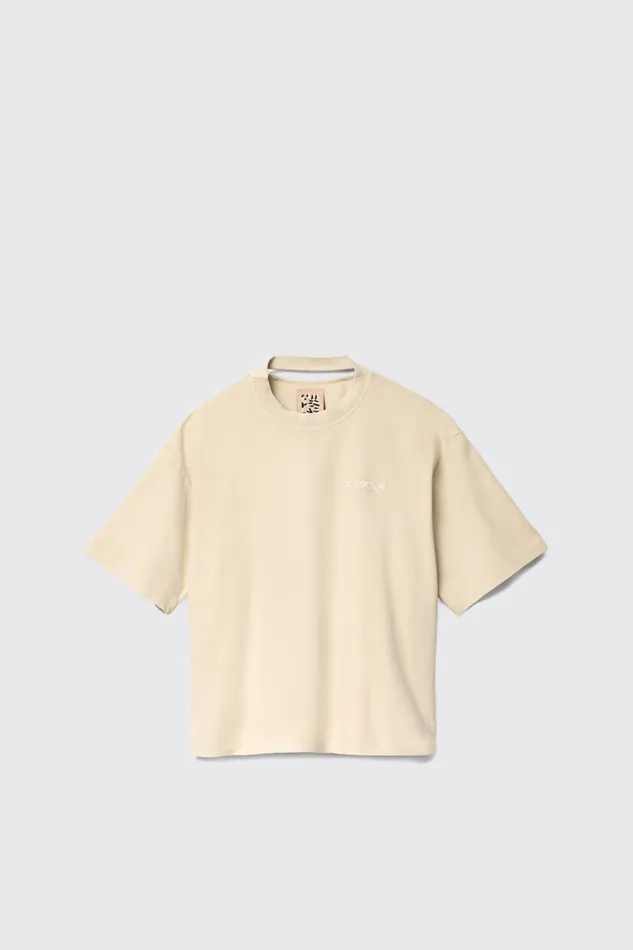 Men TShirt Beige Cotton Tshirt Camper Jersey Men TShirt Beige Cotton Tshirt Camper Jersey