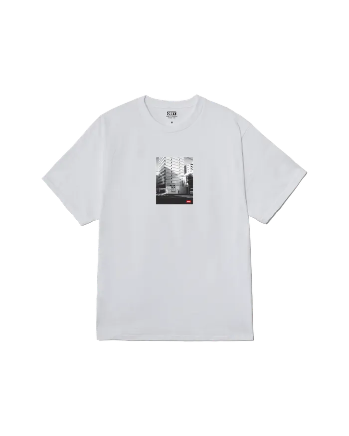 Men TSHIRTS OBEY Clothing OSAKA PHOTO CLASSIC TSHIRT White