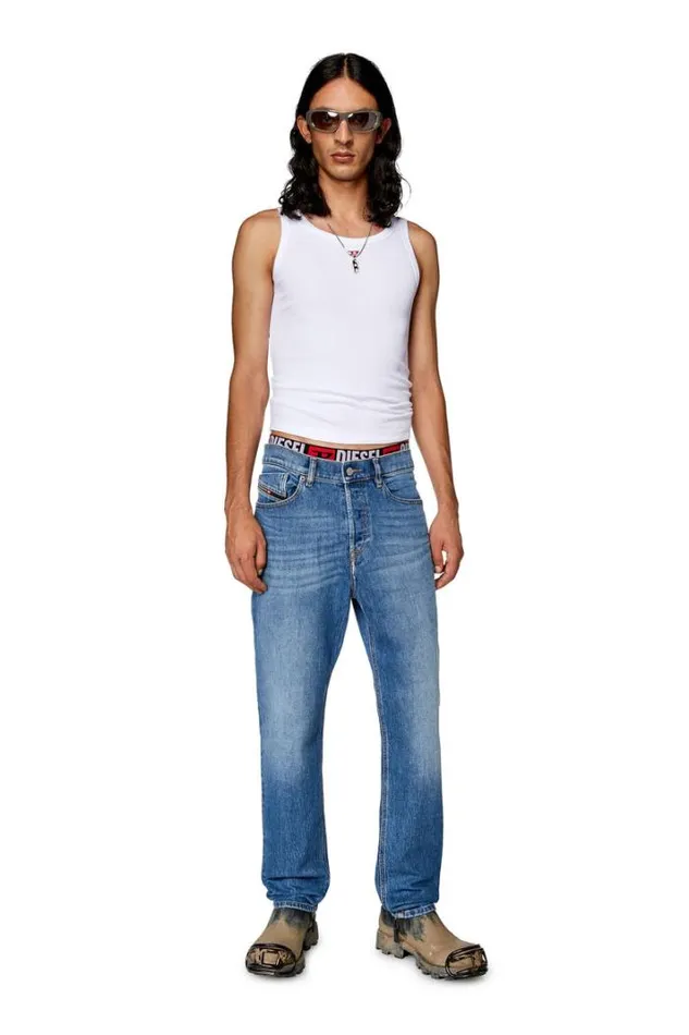Men Tapered Jeans 2005 DFining 09f82 Medium Blue Diesel Tapered