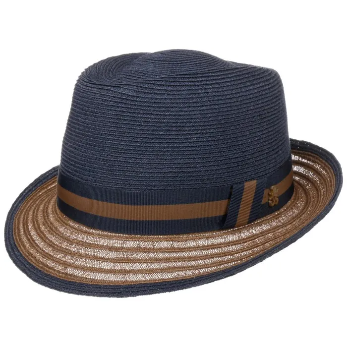Men Trilby Hats Mayser Teo Hanfhut Zechbauer Dark Blue Men Trilby Hats Mayser Teo Hanfhut Zechbauer Dark Blue