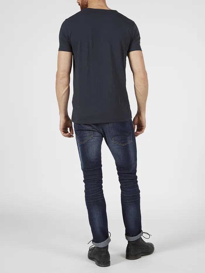 Men Underwear Petrol Industries 2 Pack Basic TShirt VNeck Deep Navy Men Underwear Petrol Industries 2 Pack Basic TShirt VNeck Deep Navy