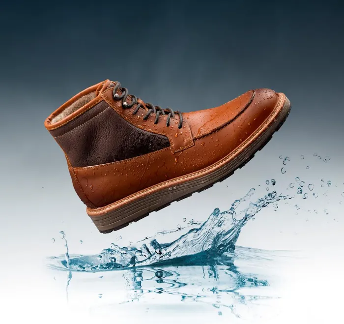 Men Upton Lug Shearling Moc Toe Boot Dark Tan Waterproof Full Grain JohnstonandMurphy LaceUps Men Upton Lug Shearling Moc Toe Boot Dark Tan Waterproof Full Grain JohnstonandMurphy LaceUps