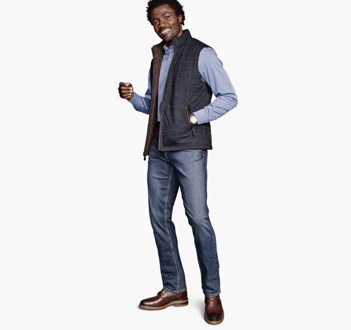 Men Upton Reversible Vest Navy Plaidbrown JohnstonandMurphy Coats Jackets and Vests Men Upton Reversible Vest Navy Plaidbrown JohnstonandMurphy Coats Jackets and Vests
