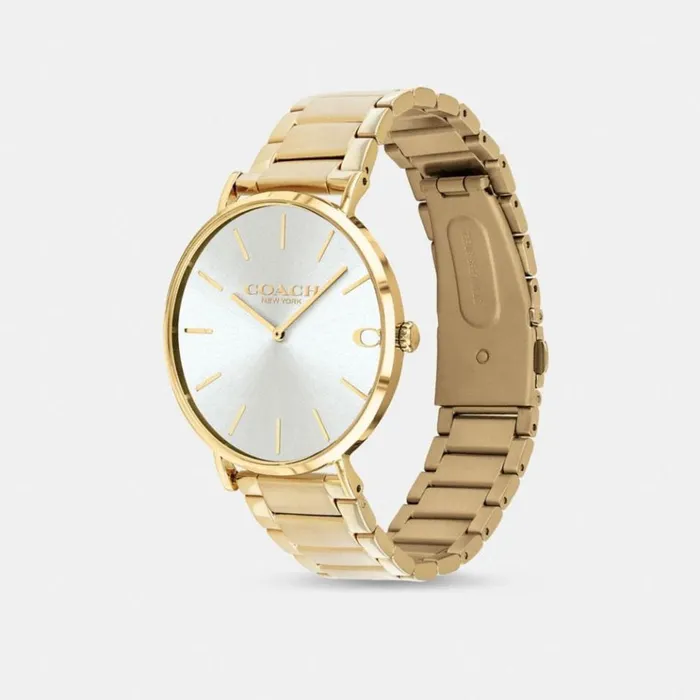 Men Watches Coach Charles Watch 41 Mm Gold