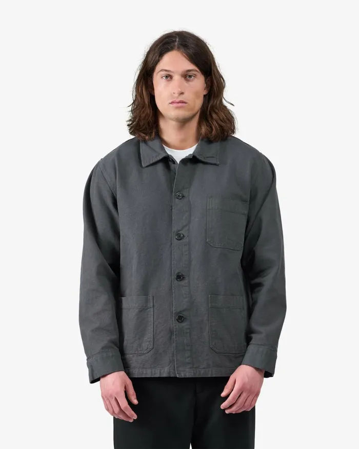 Men Workwear Jackets Colorful Standard Organic Workwear Jacket Dusty Olive