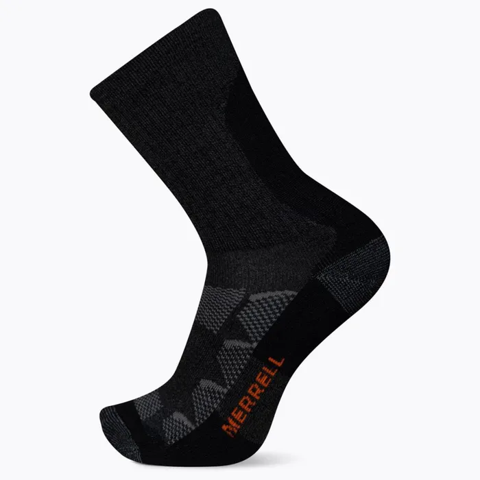 Merrell Accessories MenWomen Moab Hiker Crew Tab Sock Charcoal