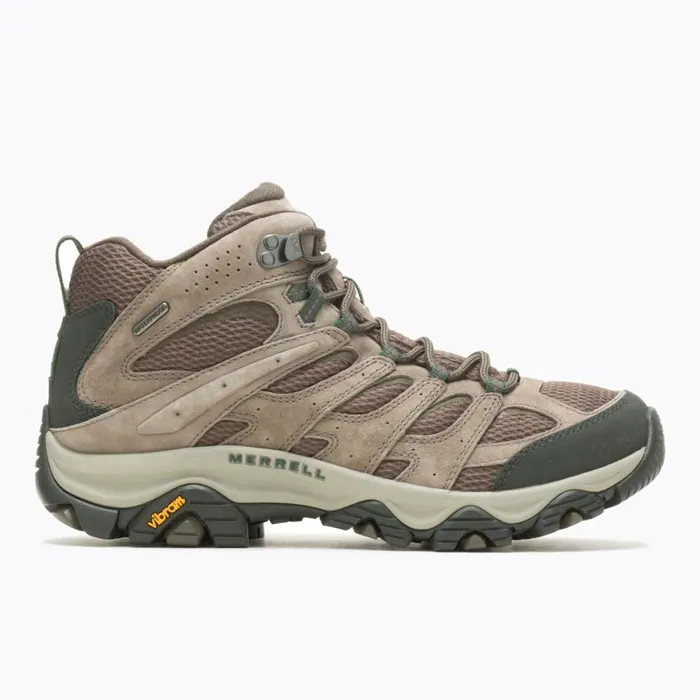 Merrell Boots Men Moab 3 Mid Waterproof Wide Width Boulder
