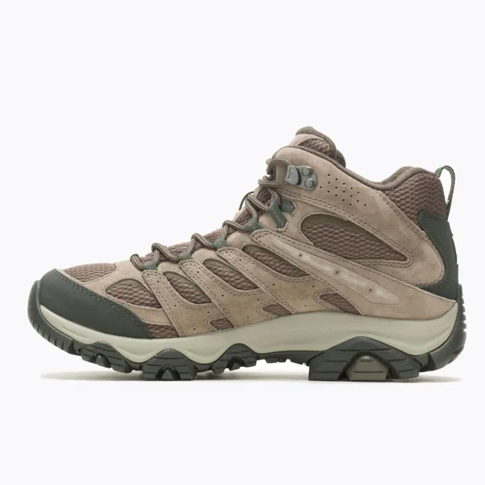 Merrell Boots Men Moab 3 Mid Waterproof Wide Width Boulder