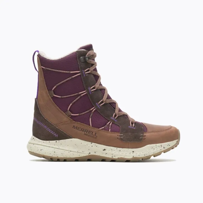 Merrell Boots Women Bravada 2 Thermo Mid Waterproof Burgandy